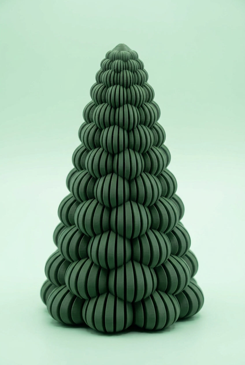 kerstboom met strepen.