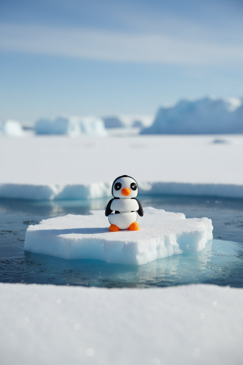 Pinguïn Sleutelhanger